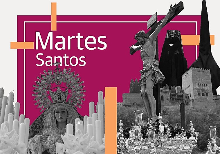 Horarios y recorridos de todas las procesiones el Martes Santo en Granada
